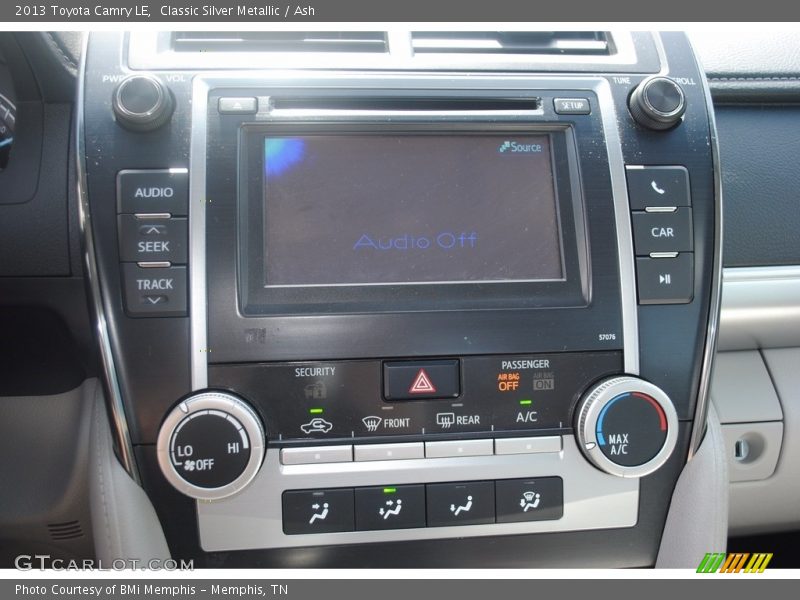Classic Silver Metallic / Ash 2013 Toyota Camry LE