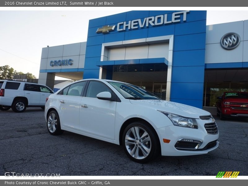 Summit White / Jet Black 2016 Chevrolet Cruze Limited LTZ