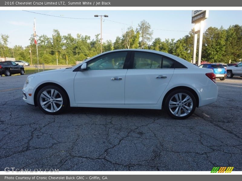 Summit White / Jet Black 2016 Chevrolet Cruze Limited LTZ