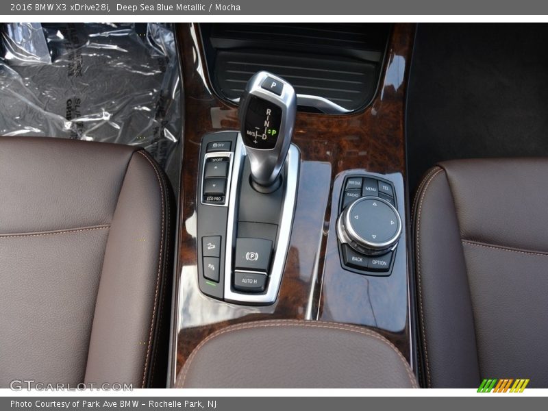 Deep Sea Blue Metallic / Mocha 2016 BMW X3 xDrive28i