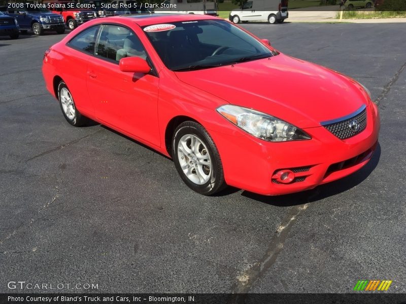 Super Red 5 / Dark Stone 2008 Toyota Solara SE Coupe