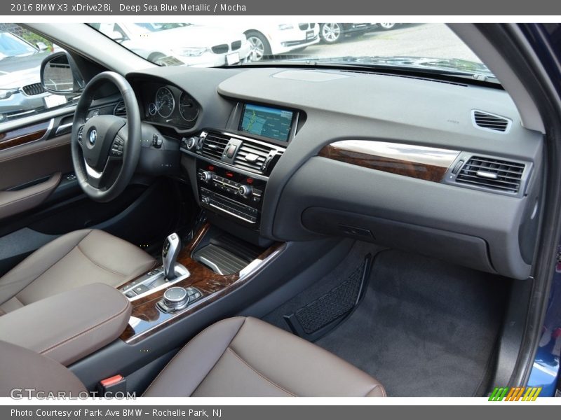Deep Sea Blue Metallic / Mocha 2016 BMW X3 xDrive28i