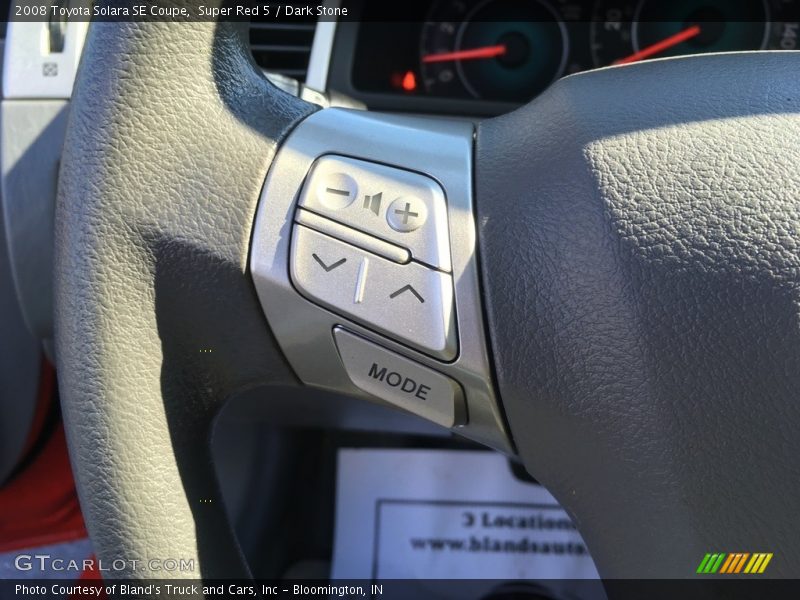 Super Red 5 / Dark Stone 2008 Toyota Solara SE Coupe