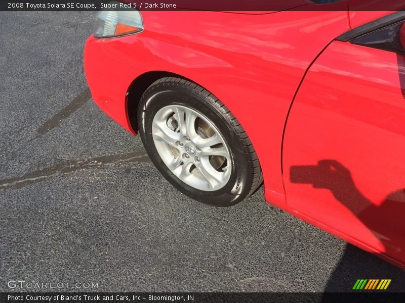 Super Red 5 / Dark Stone 2008 Toyota Solara SE Coupe