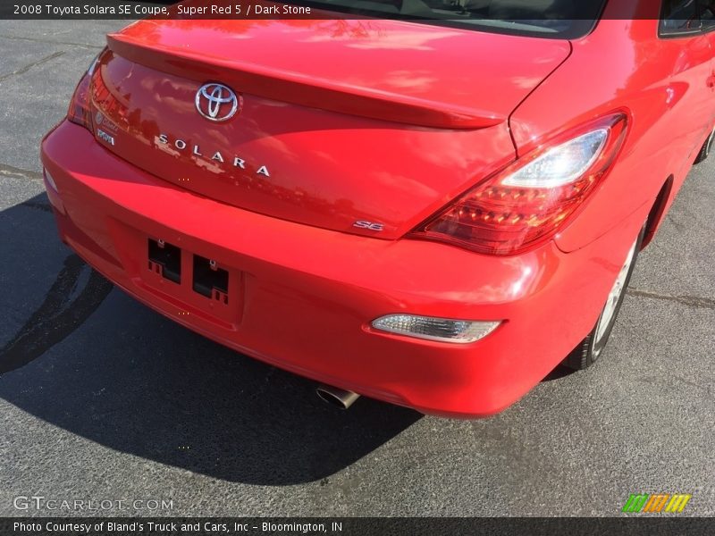 Super Red 5 / Dark Stone 2008 Toyota Solara SE Coupe