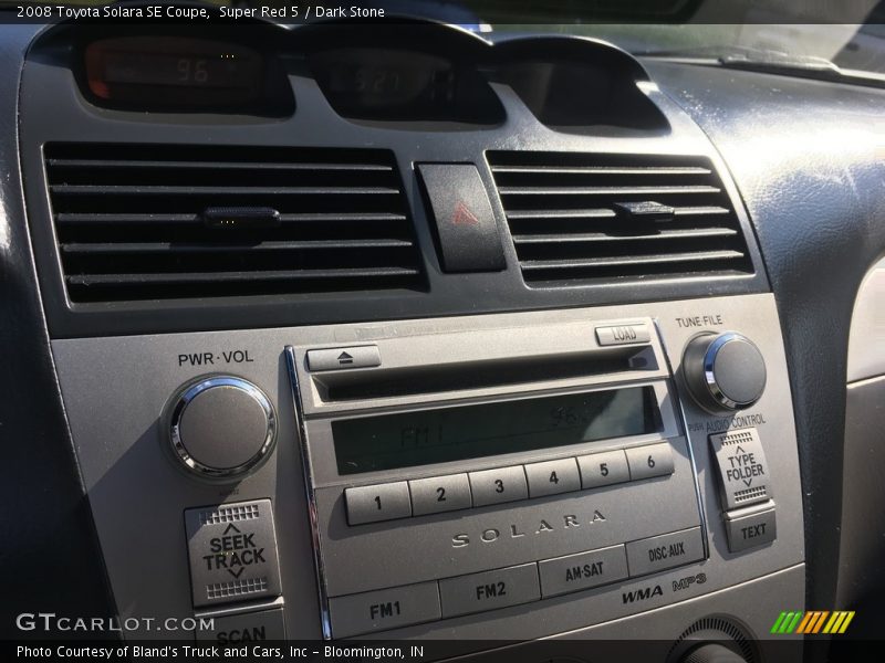 Super Red 5 / Dark Stone 2008 Toyota Solara SE Coupe