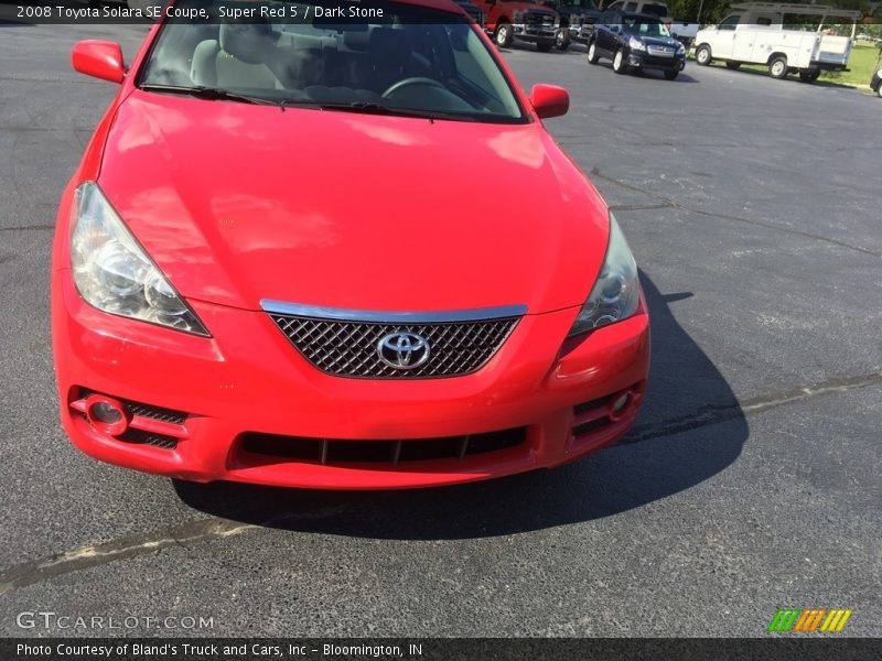 Super Red 5 / Dark Stone 2008 Toyota Solara SE Coupe