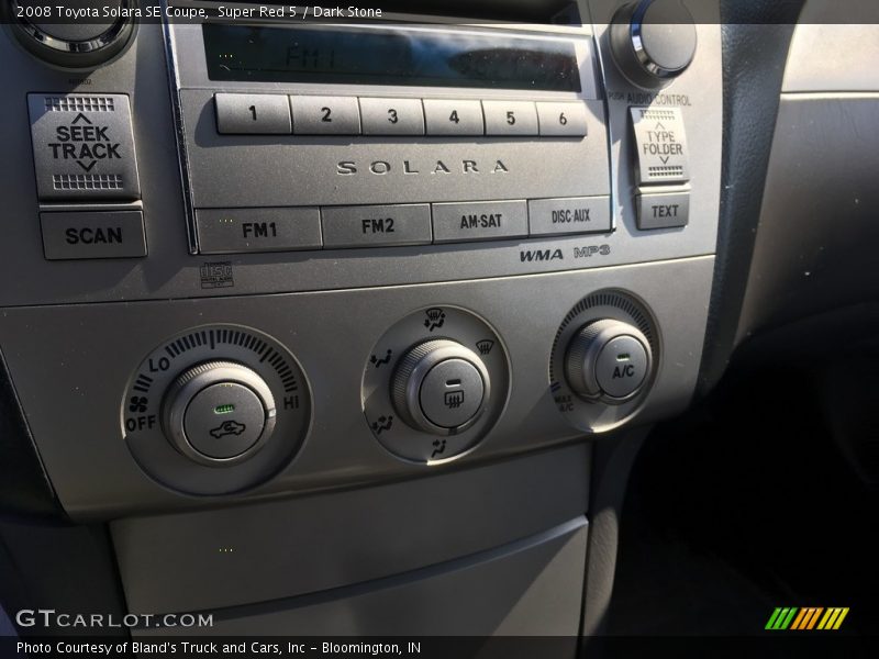 Super Red 5 / Dark Stone 2008 Toyota Solara SE Coupe