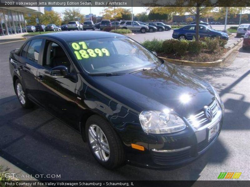 Black / Anthracite 2007 Volkswagen Jetta Wolfsburg Edition Sedan