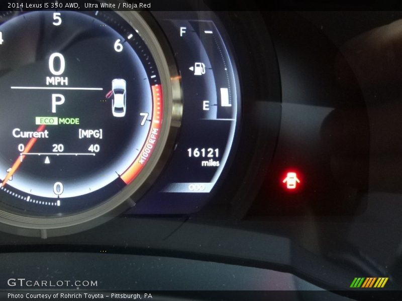 Ultra White / Rioja Red 2014 Lexus IS 350 AWD