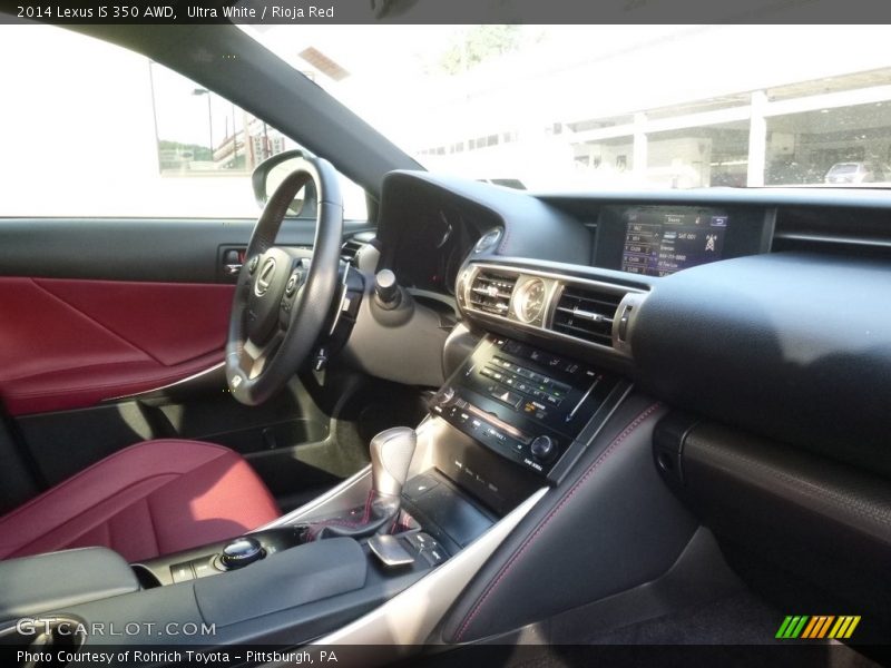 Ultra White / Rioja Red 2014 Lexus IS 350 AWD