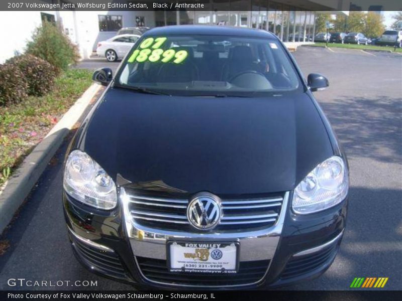 Black / Anthracite 2007 Volkswagen Jetta Wolfsburg Edition Sedan