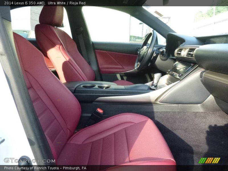 Ultra White / Rioja Red 2014 Lexus IS 350 AWD