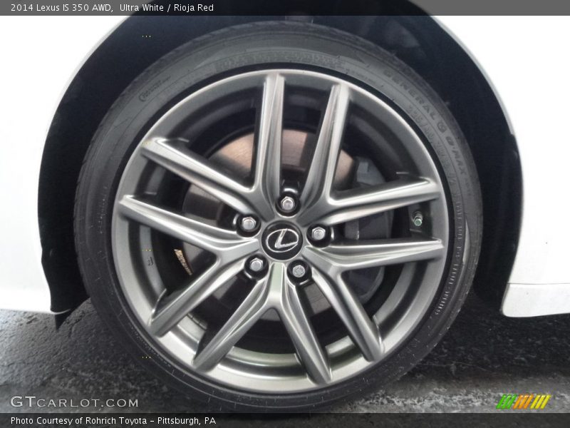 Ultra White / Rioja Red 2014 Lexus IS 350 AWD
