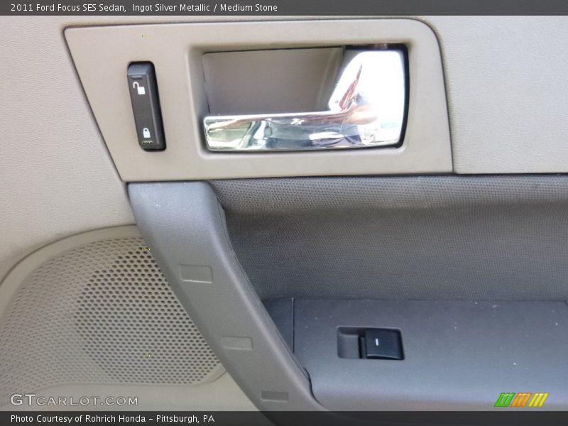 Ingot Silver Metallic / Medium Stone 2011 Ford Focus SES Sedan
