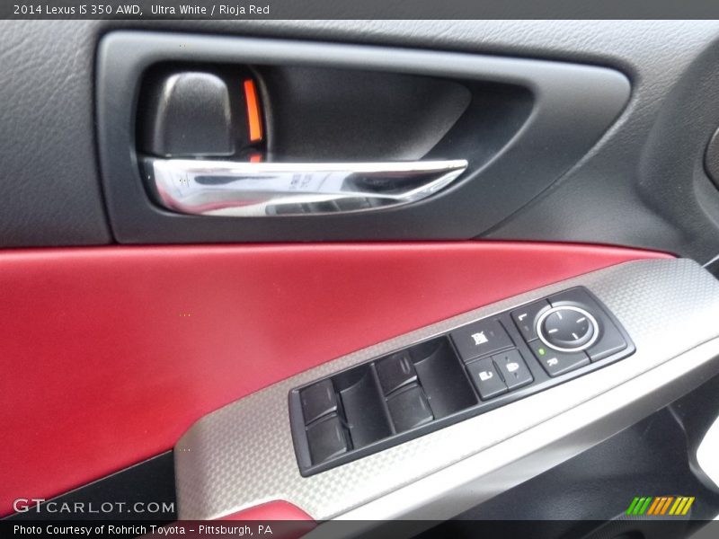 Ultra White / Rioja Red 2014 Lexus IS 350 AWD