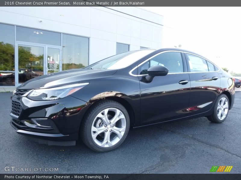 Mosaic Black Metallic / Jet Black/Kalahari 2016 Chevrolet Cruze Premier Sedan