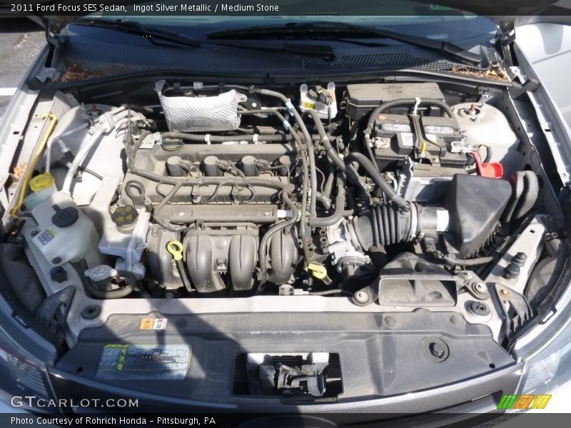 Ingot Silver Metallic / Medium Stone 2011 Ford Focus SES Sedan