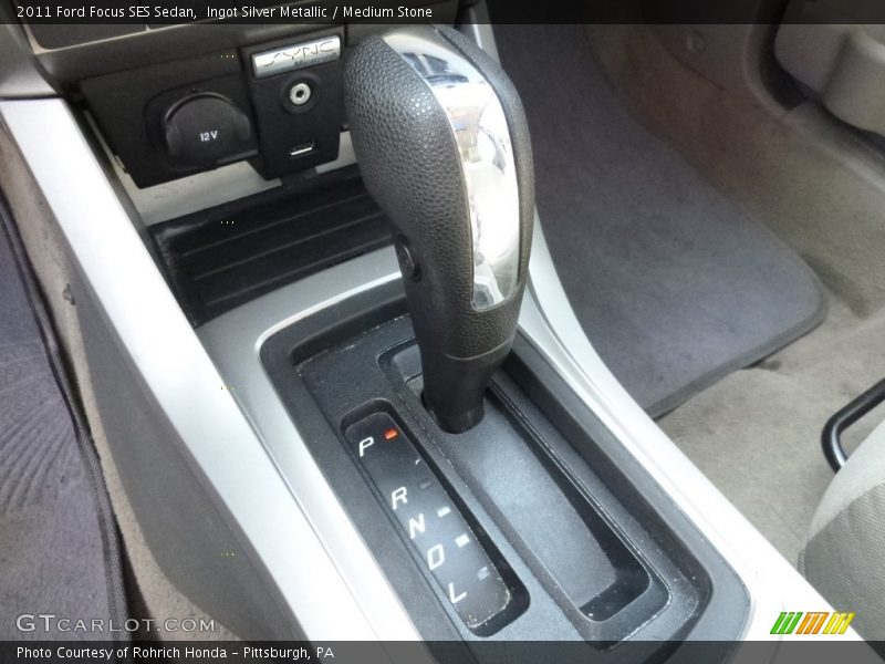 Ingot Silver Metallic / Medium Stone 2011 Ford Focus SES Sedan