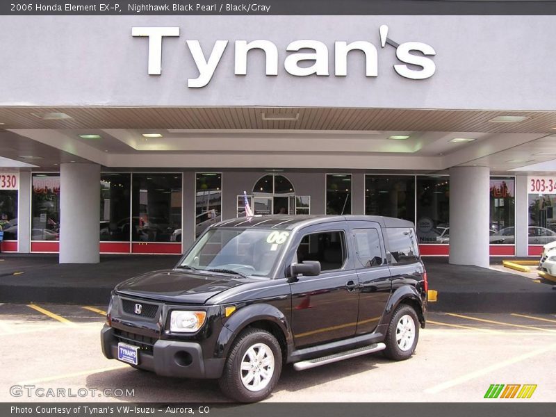 Nighthawk Black Pearl / Black/Gray 2006 Honda Element EX-P