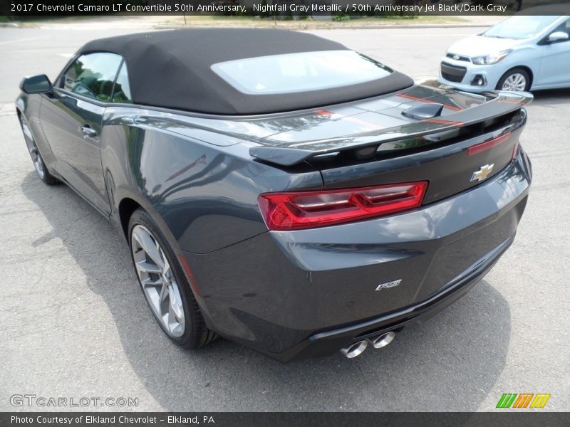 Nightfall Gray Metallic / 50th Anniversary Jet Black/Dark Gray 2017 Chevrolet Camaro LT Convertible 50th Anniversary