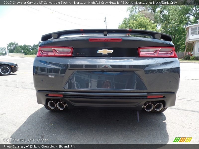 Nightfall Gray Metallic / 50th Anniversary Jet Black/Dark Gray 2017 Chevrolet Camaro LT Convertible 50th Anniversary