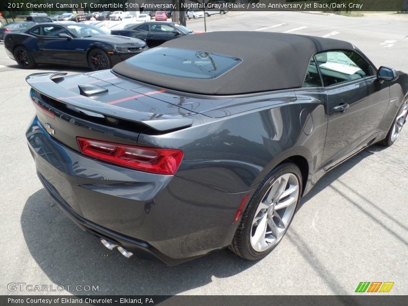 Nightfall Gray Metallic / 50th Anniversary Jet Black/Dark Gray 2017 Chevrolet Camaro LT Convertible 50th Anniversary
