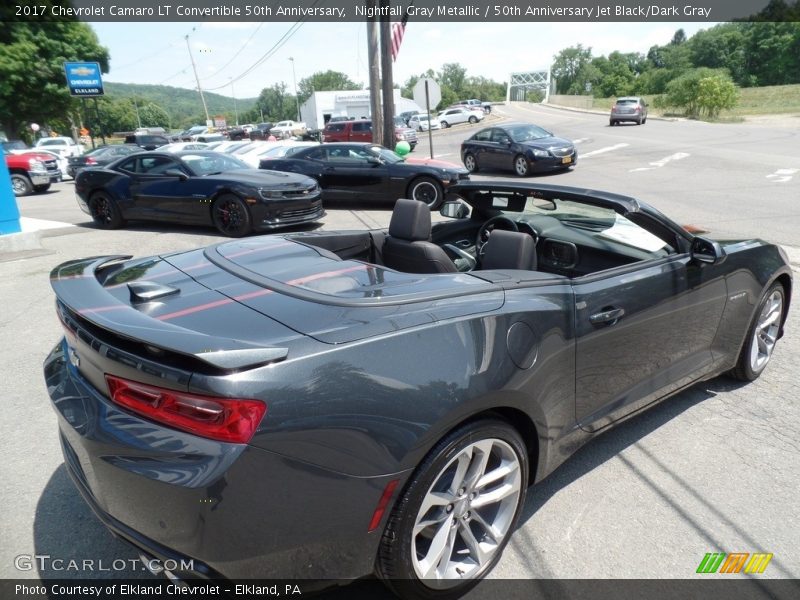 Nightfall Gray Metallic / 50th Anniversary Jet Black/Dark Gray 2017 Chevrolet Camaro LT Convertible 50th Anniversary