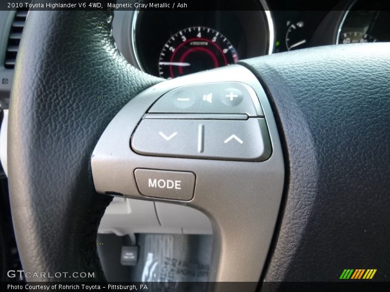 Magnetic Gray Metallic / Ash 2010 Toyota Highlander V6 4WD