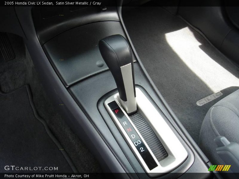 Satin Silver Metallic / Gray 2005 Honda Civic LX Sedan