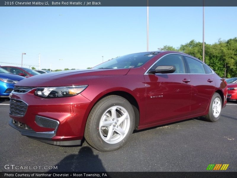 Butte Red Metallic / Jet Black 2016 Chevrolet Malibu LS