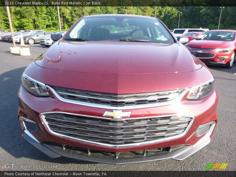 Butte Red Metallic / Jet Black 2016 Chevrolet Malibu LS