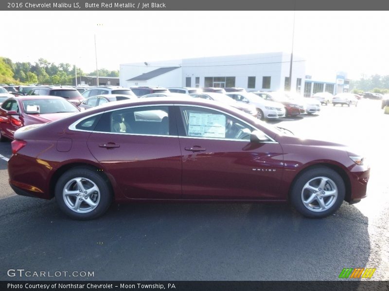 Butte Red Metallic / Jet Black 2016 Chevrolet Malibu LS