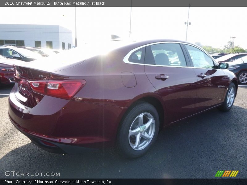 Butte Red Metallic / Jet Black 2016 Chevrolet Malibu LS