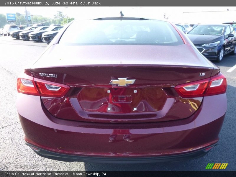 Butte Red Metallic / Jet Black 2016 Chevrolet Malibu LS