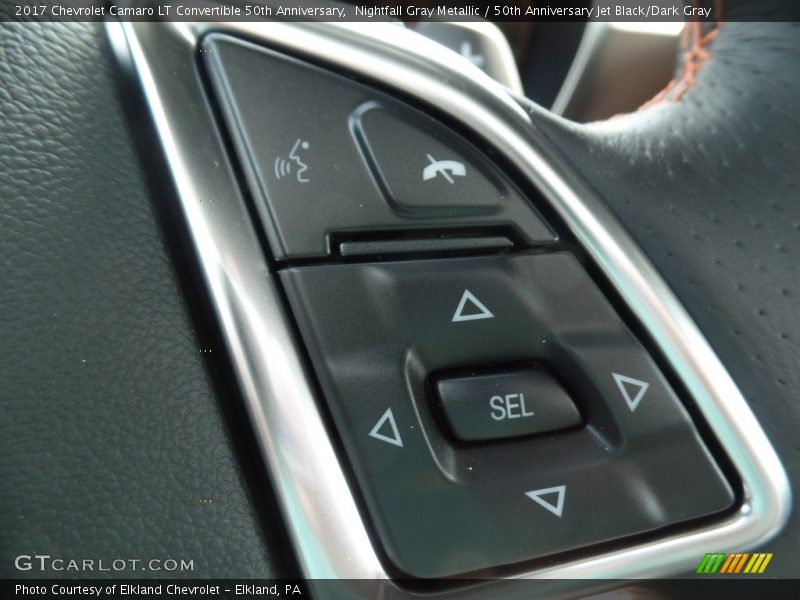 Controls of 2017 Camaro LT Convertible 50th Anniversary