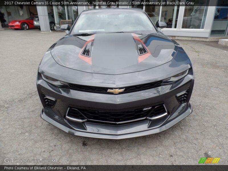 Nightfall Gray Metallic / 50th Anniversary Jet Black/Dark Gray 2017 Chevrolet Camaro SS Coupe 50th Anniversary