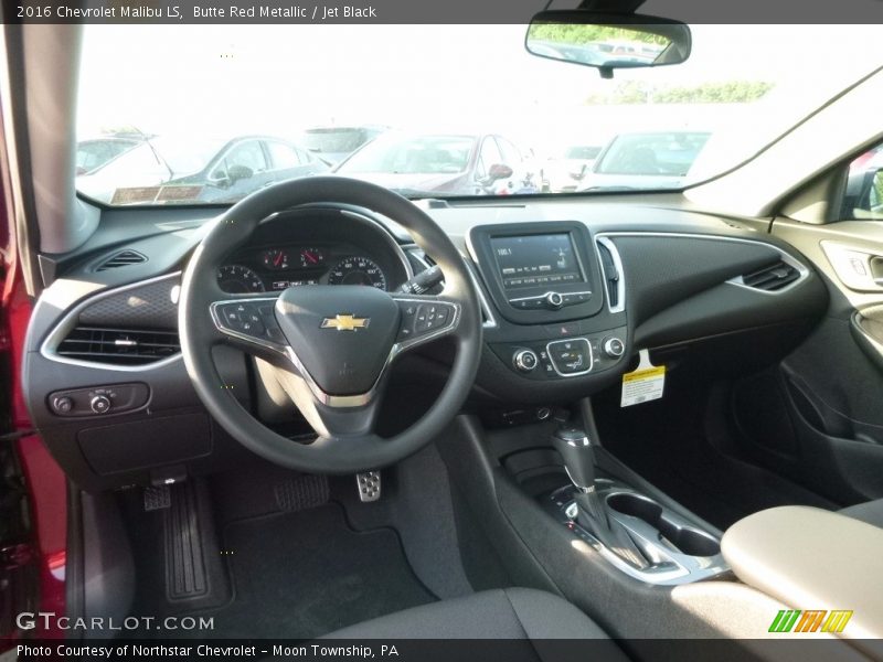 Butte Red Metallic / Jet Black 2016 Chevrolet Malibu LS