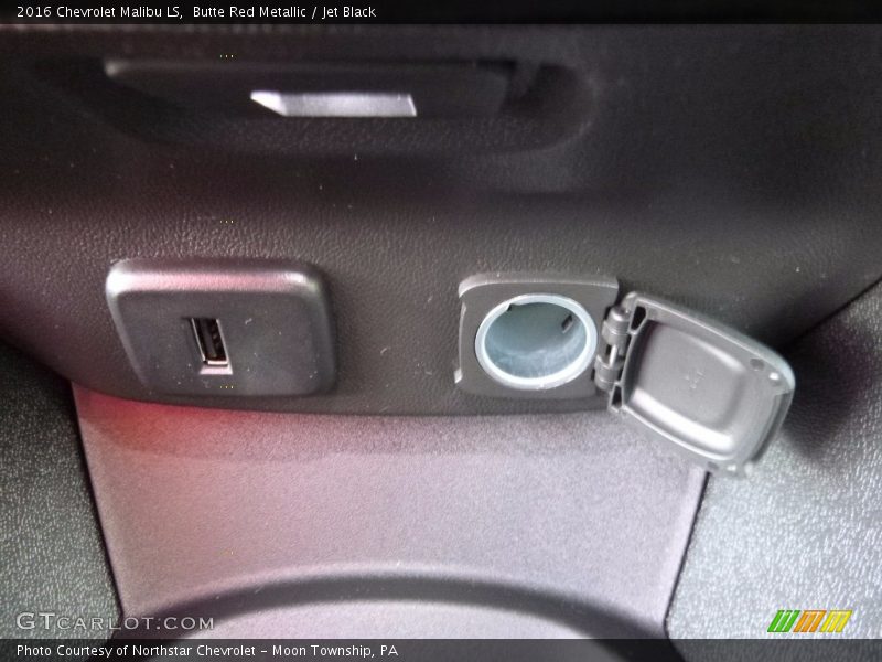 Butte Red Metallic / Jet Black 2016 Chevrolet Malibu LS