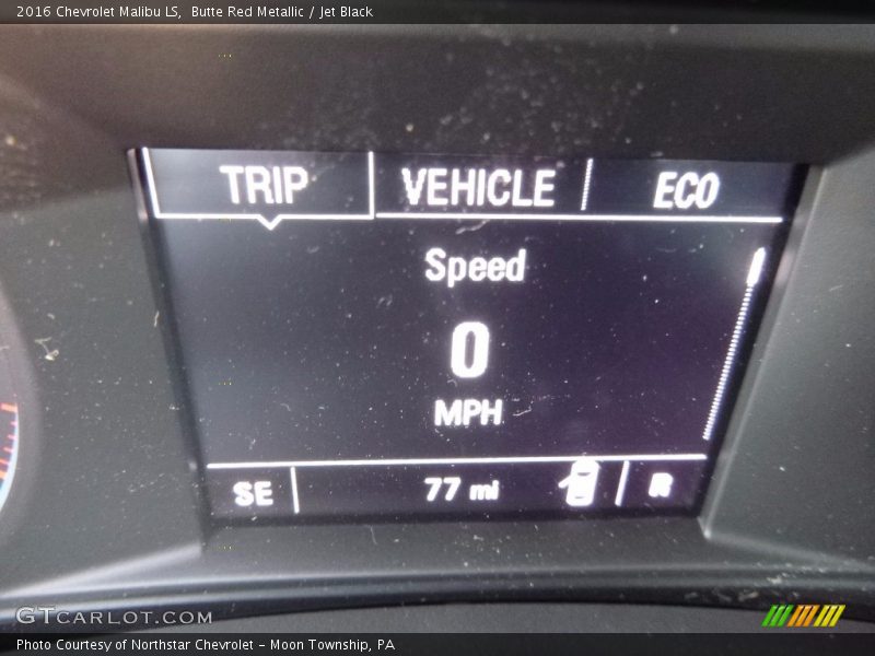 Butte Red Metallic / Jet Black 2016 Chevrolet Malibu LS