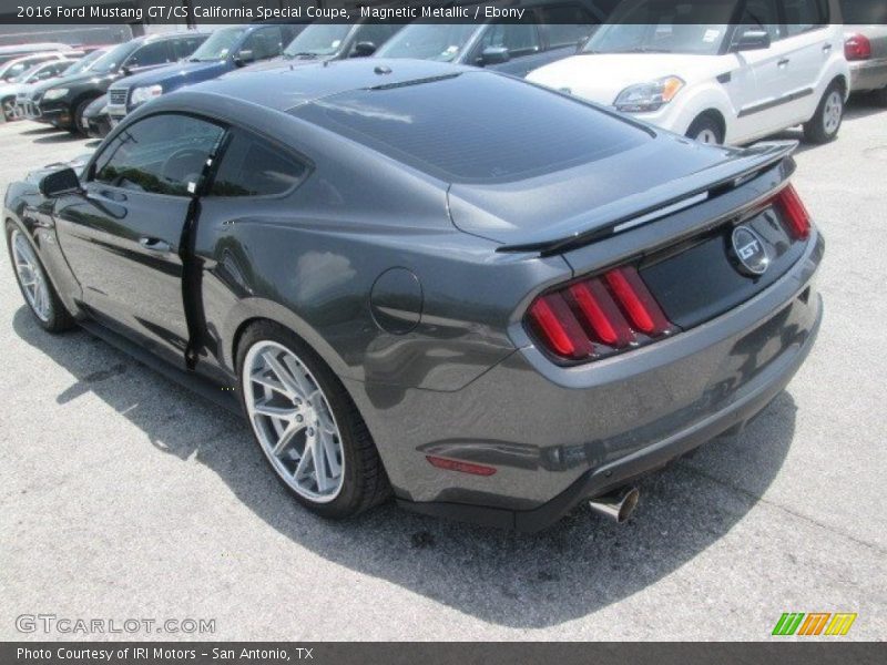 Magnetic Metallic / Ebony 2016 Ford Mustang GT/CS California Special Coupe