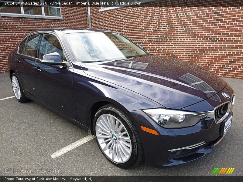 Front 3/4 View of 2014 3 Series 328i xDrive Sedan