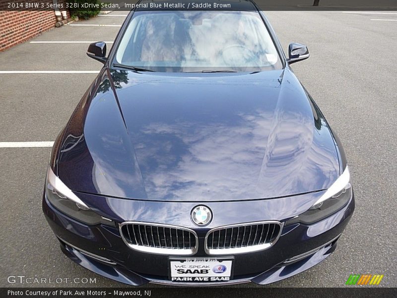 Imperial Blue Metallic / Saddle Brown 2014 BMW 3 Series 328i xDrive Sedan
