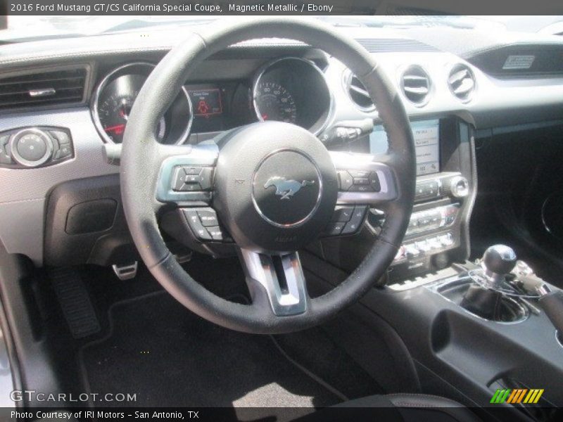 Magnetic Metallic / Ebony 2016 Ford Mustang GT/CS California Special Coupe