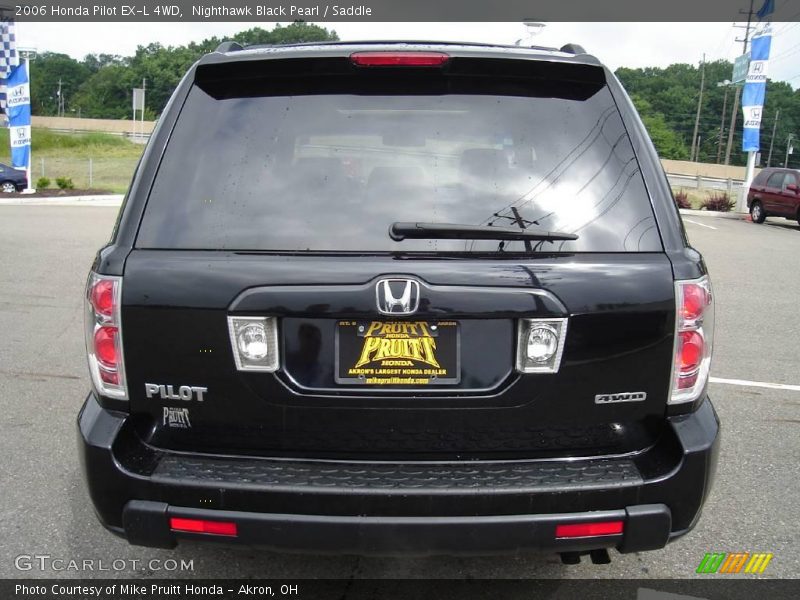 Nighthawk Black Pearl / Saddle 2006 Honda Pilot EX-L 4WD