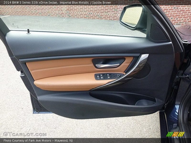 Imperial Blue Metallic / Saddle Brown 2014 BMW 3 Series 328i xDrive Sedan