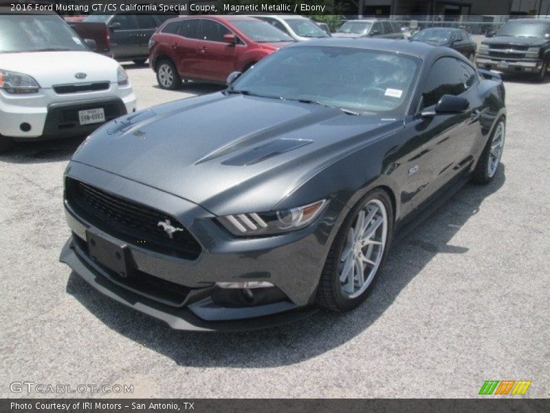 Magnetic Metallic / Ebony 2016 Ford Mustang GT/CS California Special Coupe