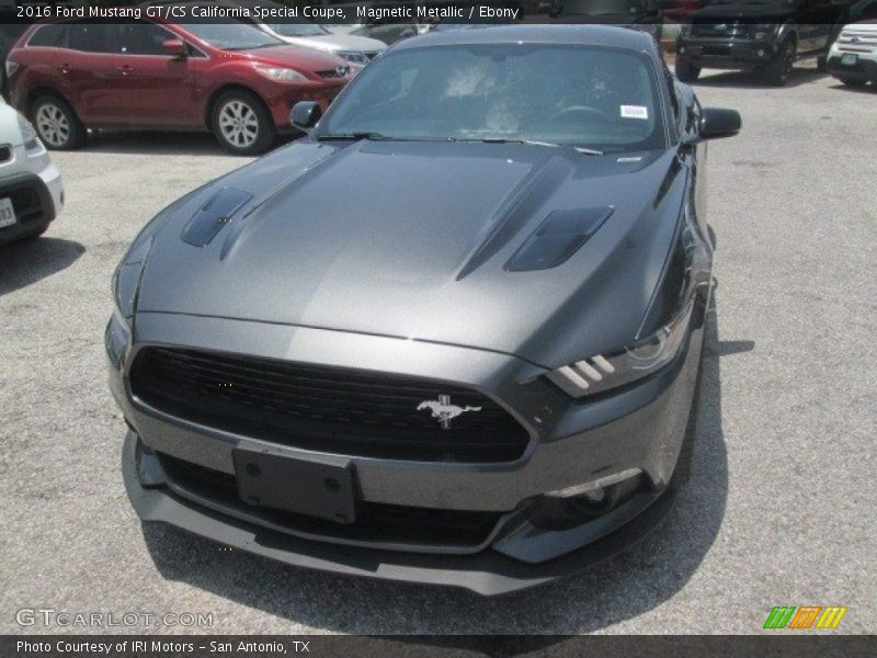Magnetic Metallic / Ebony 2016 Ford Mustang GT/CS California Special Coupe