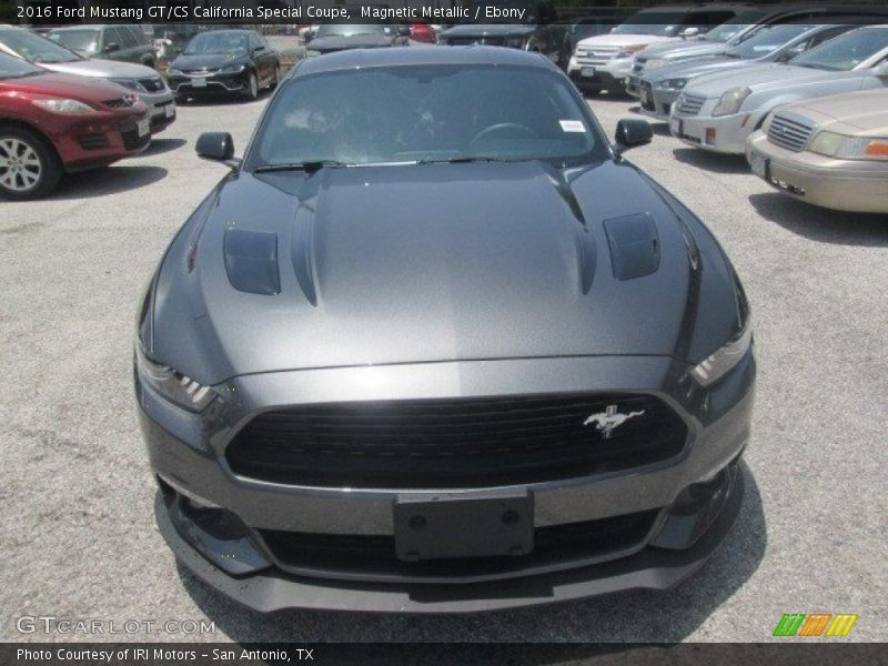 Magnetic Metallic / Ebony 2016 Ford Mustang GT/CS California Special Coupe