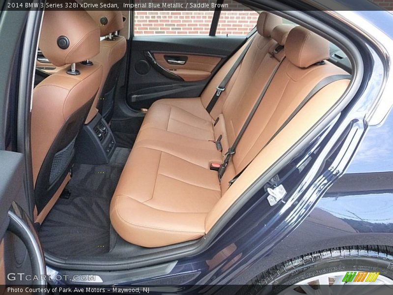 Imperial Blue Metallic / Saddle Brown 2014 BMW 3 Series 328i xDrive Sedan